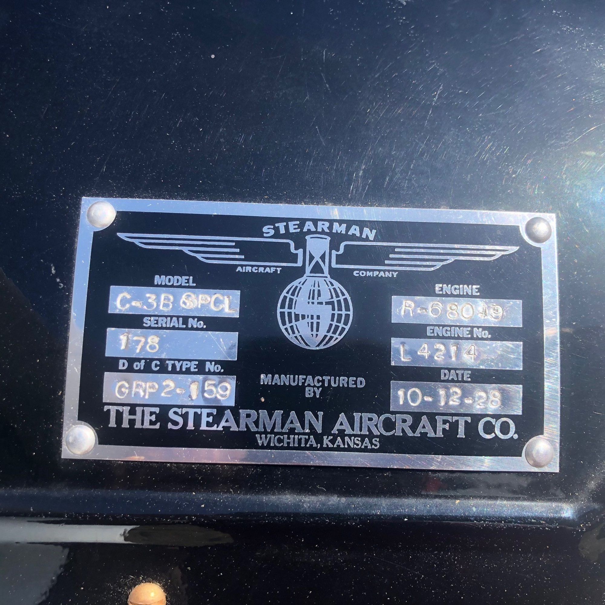 1928 Stearman C3MB photograph